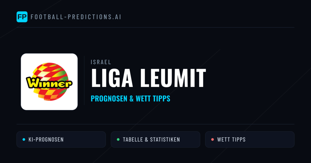 Israel Liga Leumit Wett Tipps — Fußball Prognosen
