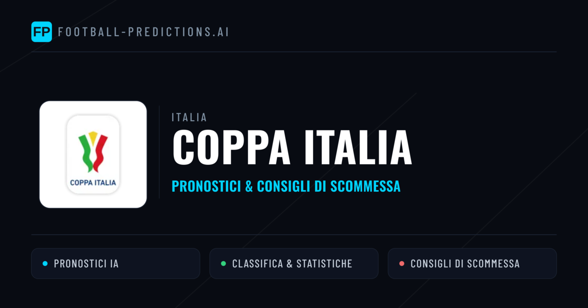 Italia Coppa Italia Pronostici Calcio — Gratis Oggi