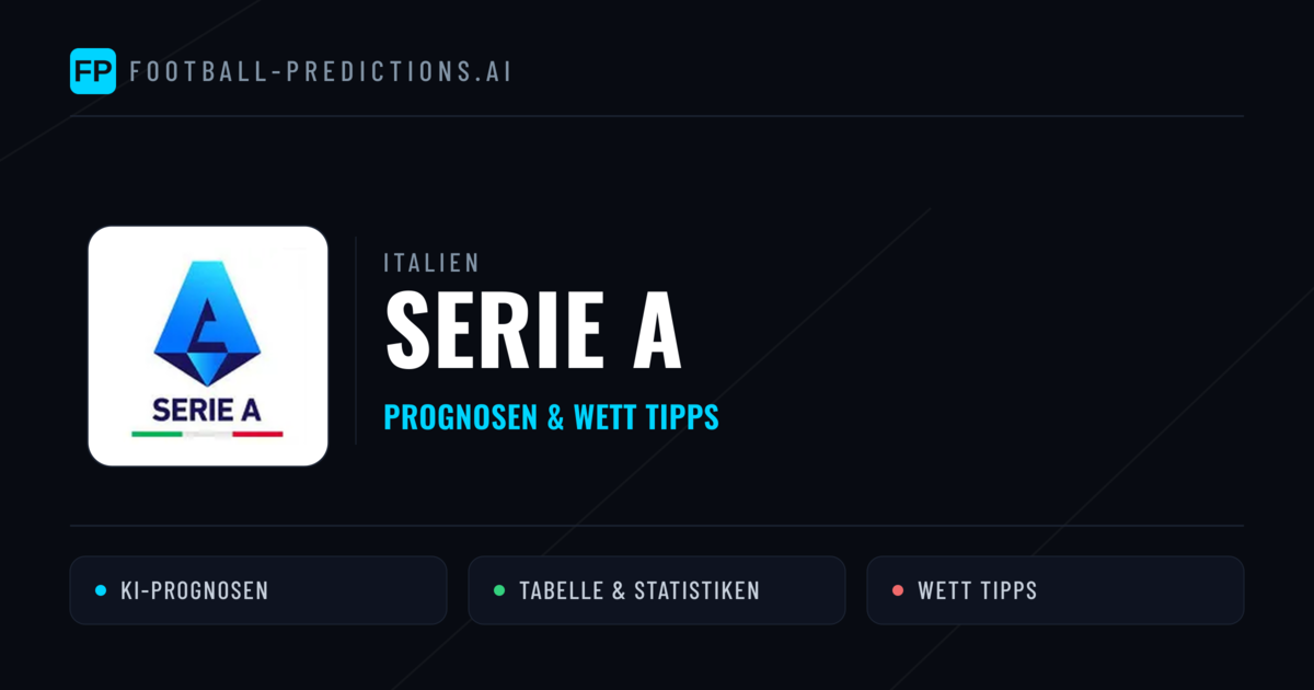 Italien Serie A Wett Tipps — Fußball Prognosen