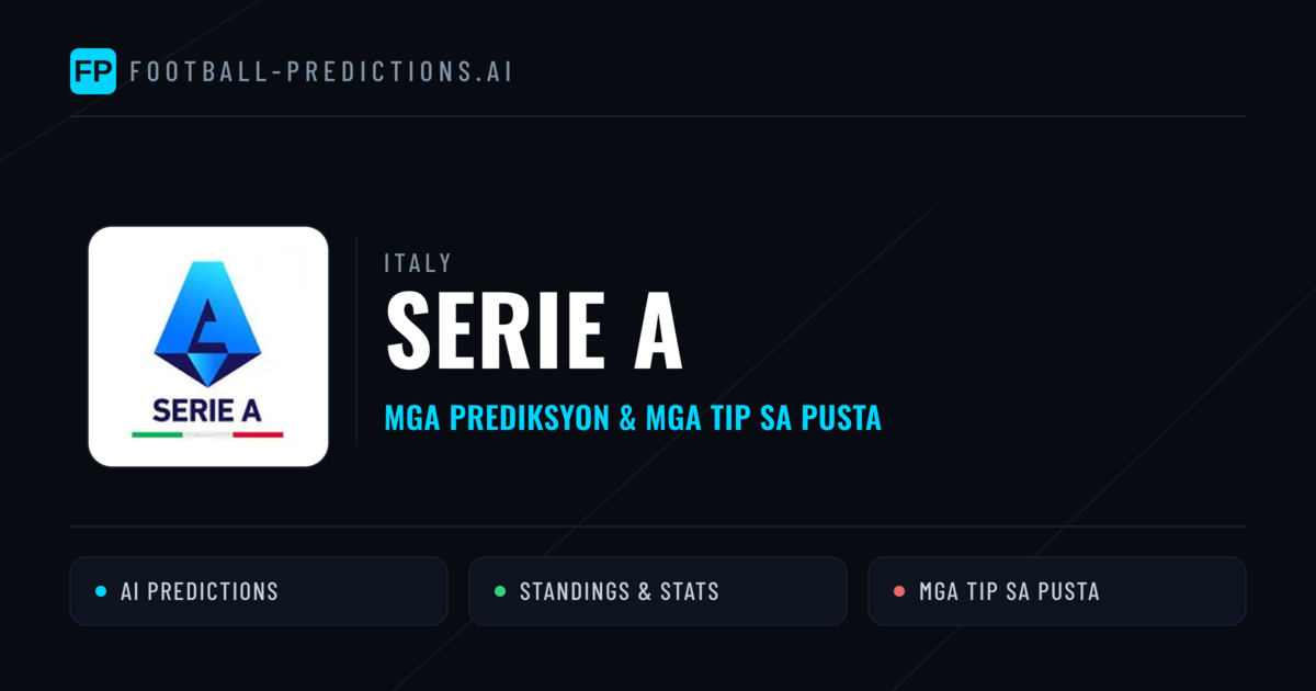 Italy Serie A Predictions & Betting Tips