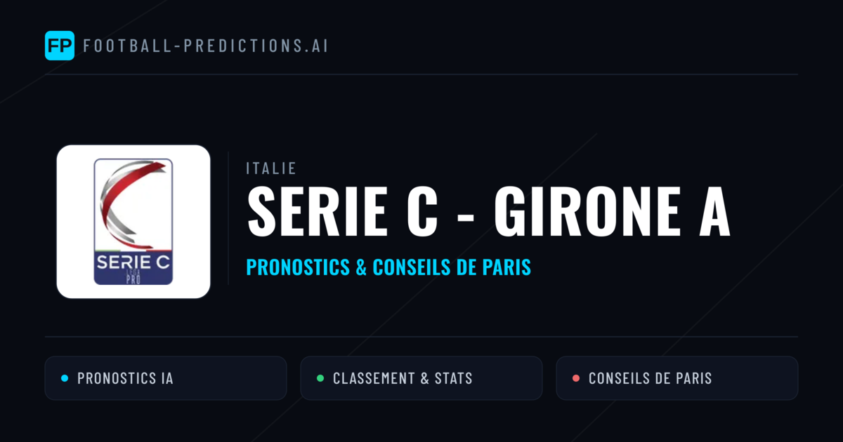 Italie Serie C - Girone A Pronostics Football — Expert et Gratuits