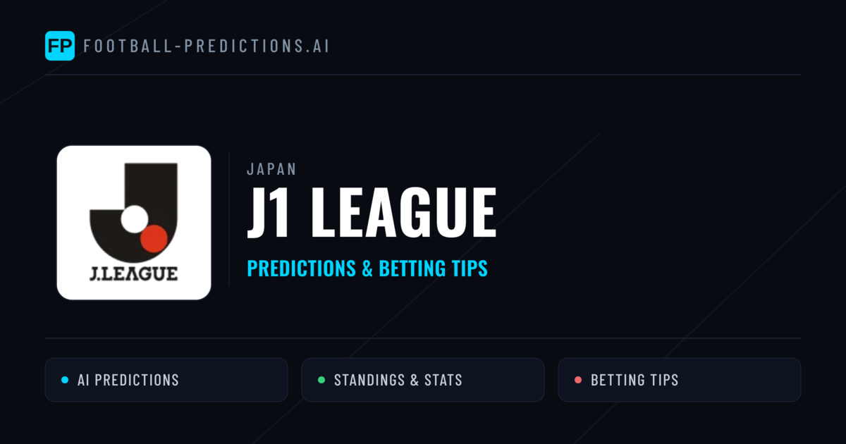 Japan J1 League Predictions & Betting Tips