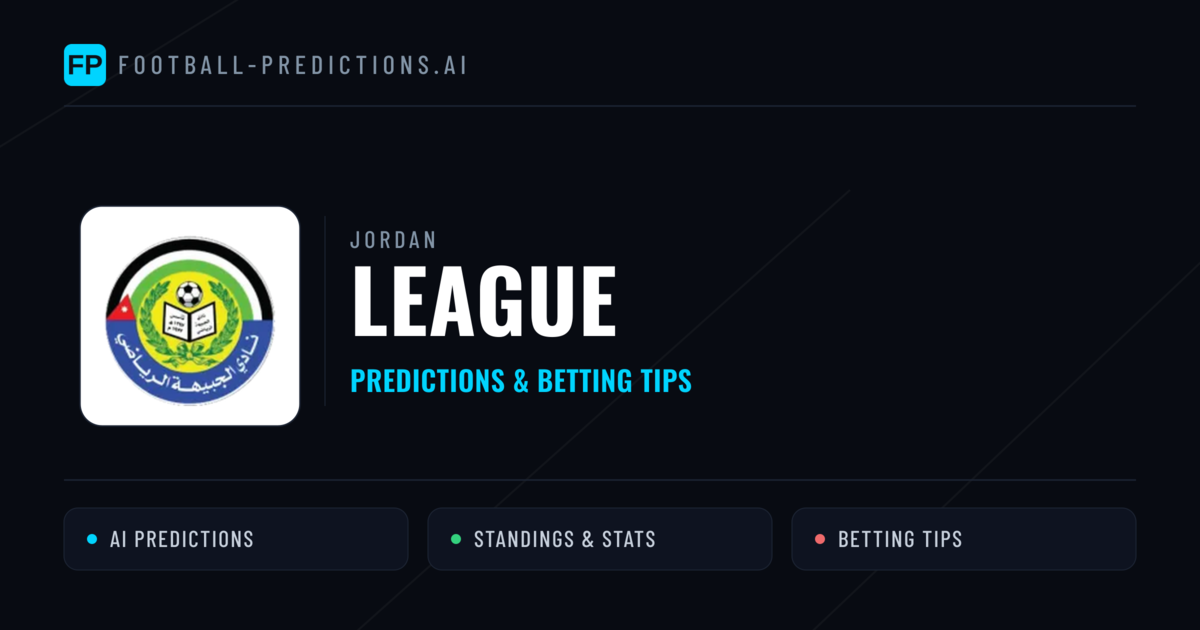 Jordan League Predictions & Betting Tips