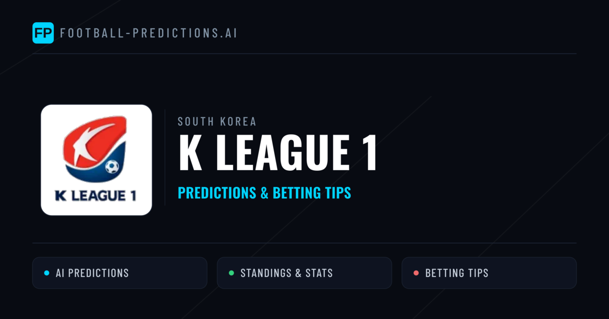 South Korea K League 1 Predictions & Betting Tips