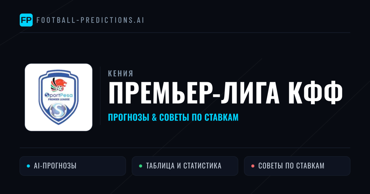 Прогнозы Кения Премьер-лига КФФ — ставки и советы экспертов