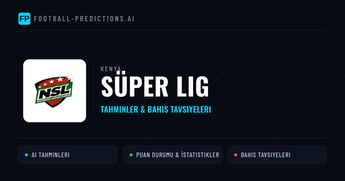 Kenya Süper Lig Tahminleri & Bahis İpuçları