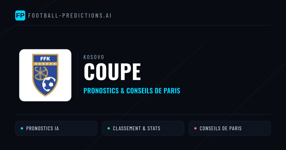 Kosovo Coupe Pronostics Football — Expert et Gratuits