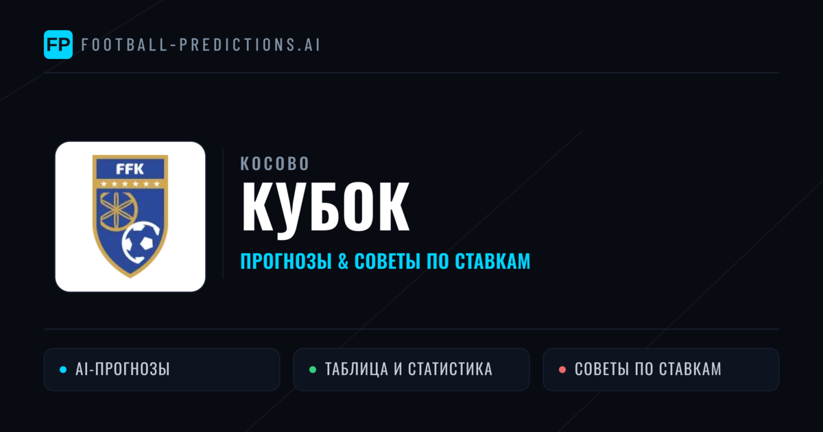 Прогнозы Косово Кубок — ставки и советы экспертов