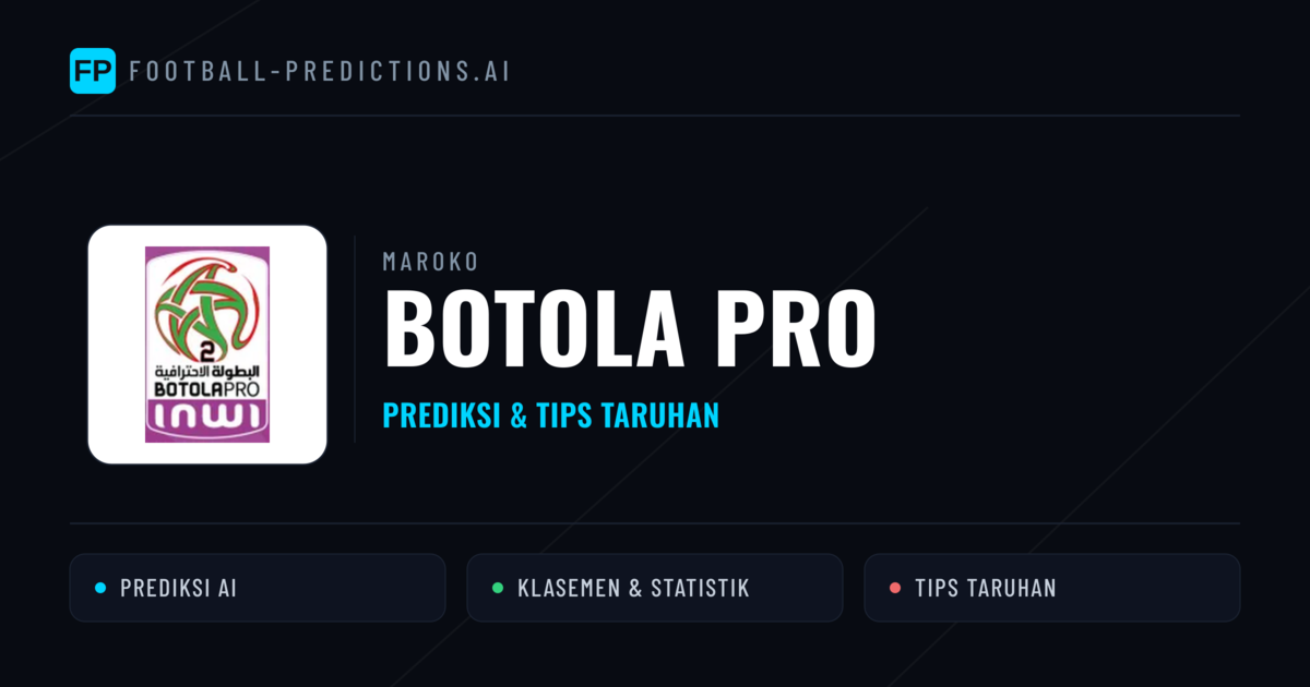 Maroko Botola Pro Prediksi & Tips Taruhan - Prediksi bola malam ini