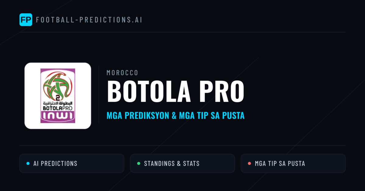 Morocco Botola Pro Predictions & Betting Tips