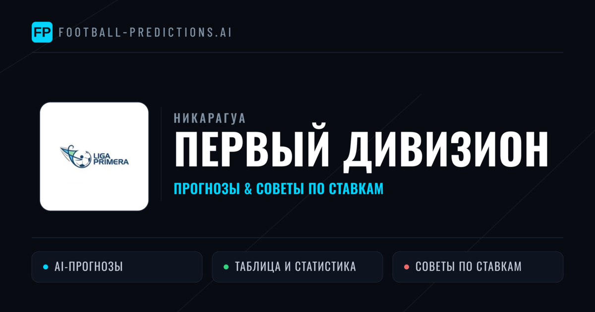 Прогнозы Никарагуа Первый дивизион — ставки и советы экспертов
