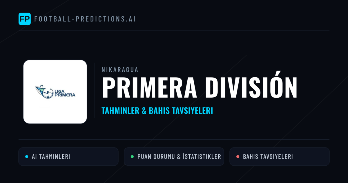 Nikaragua Primera División Tahminleri & Bahis İpuçları