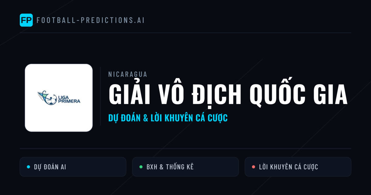 Nicaragua dự đoán bóng đá Giải vô địch quốc gia & mẹo cá cược