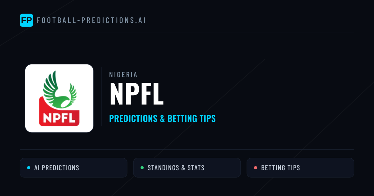 Nigeria NPFL Predictions & Betting Tips