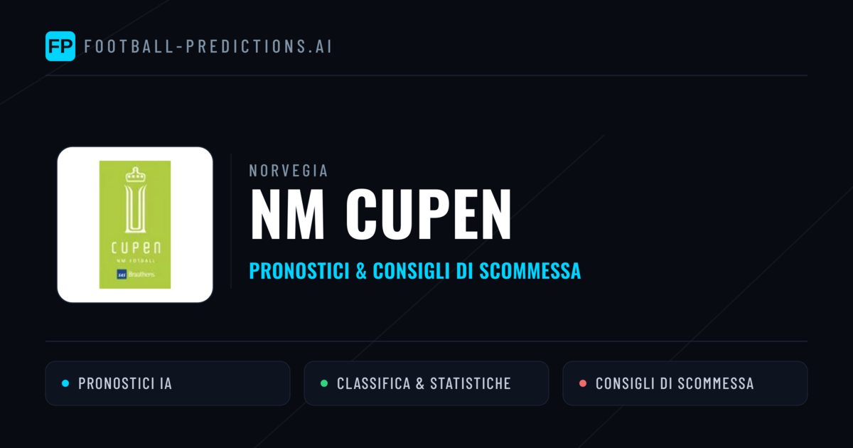 Norvegia NM Cupen Pronostici Calcio — Gratis Oggi
