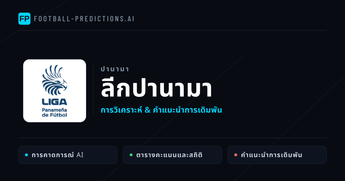 วิเคราะห์บอล ปานามา ลีกปานามา & เคล็ดลับเดิมพัน