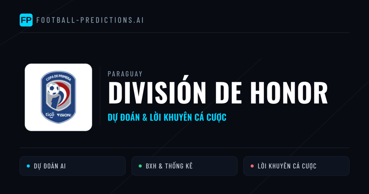 Paraguay dự đoán bóng đá División de Honor & mẹo cá cược