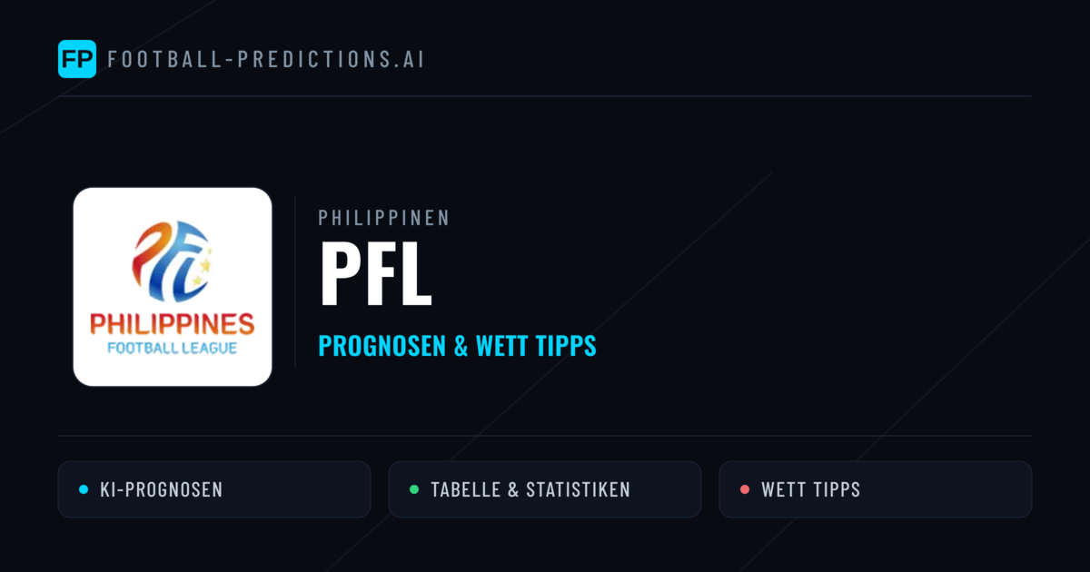 Philippinen PFL Wett Tipps — Fußball Prognosen
