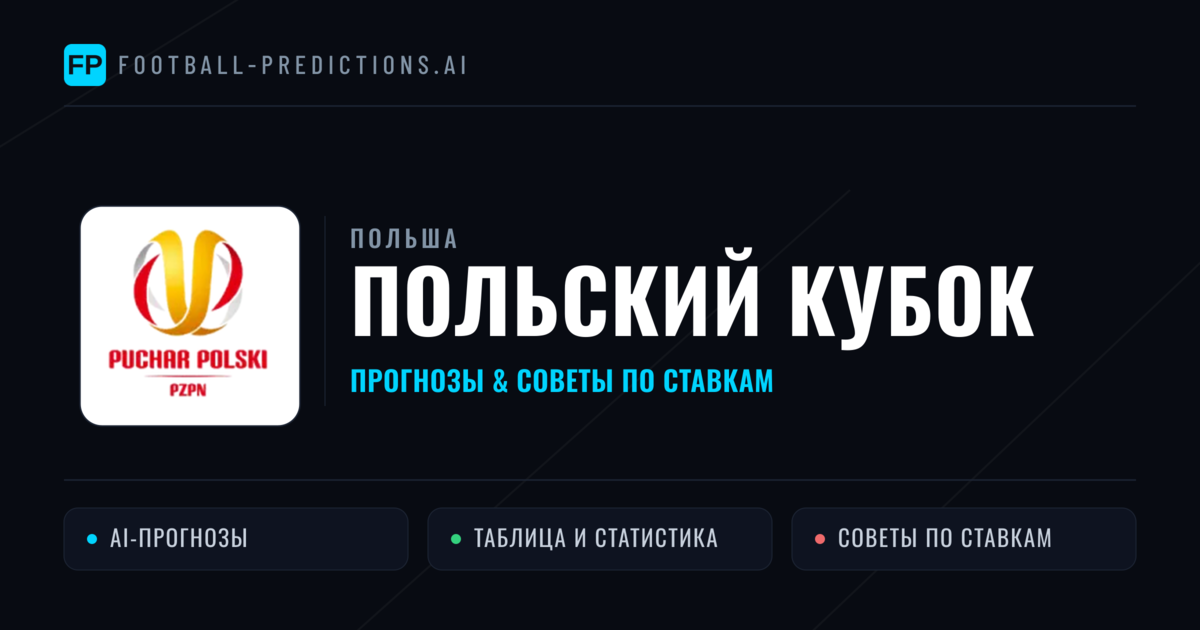 Прогнозы Польша Польский кубок — ставки и советы экспертов