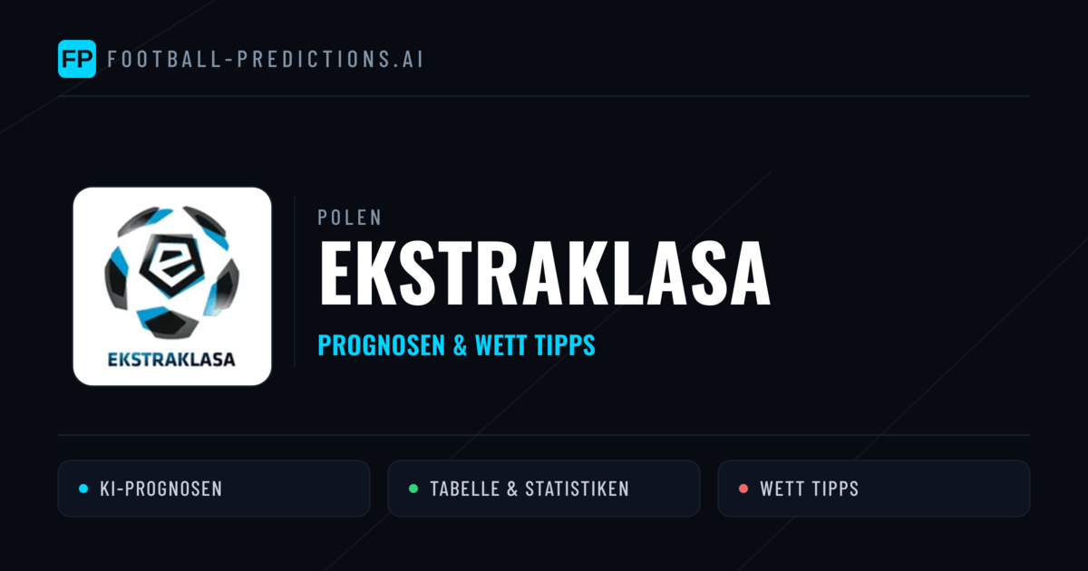 Polen Ekstraklasa Wett Tipps — Fußball Prognosen