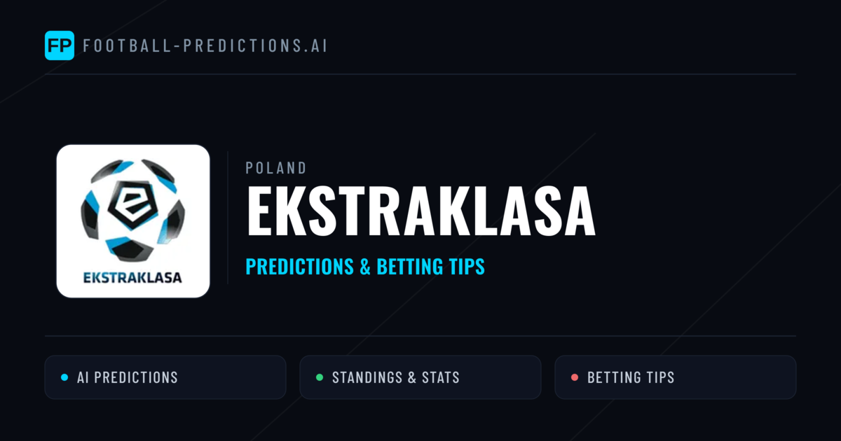 Poland Ekstraklasa Predictions & Betting Tips