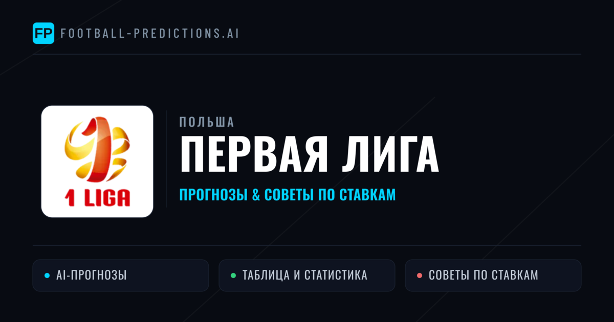Прогнозы Польша Первая лига — ставки и советы экспертов