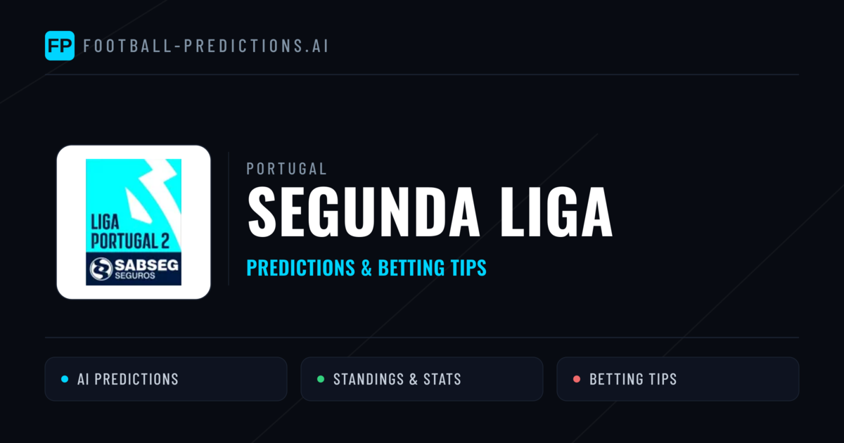 Portugal Segunda Liga Predictions & Betting Tips