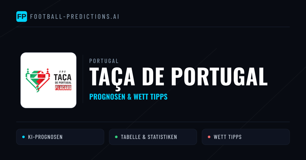 Portugal Taça de Portugal Wett Tipps — Fußball Prognosen