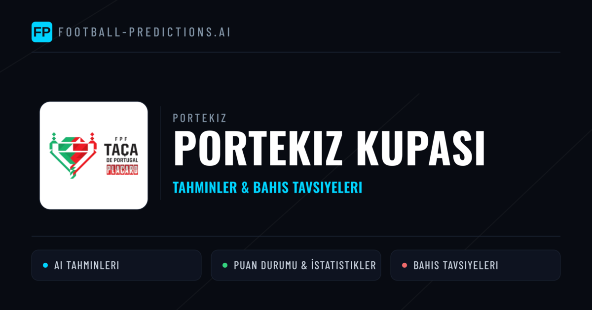 Portekiz Portekiz Kupası Tahminleri & Bahis İpuçları