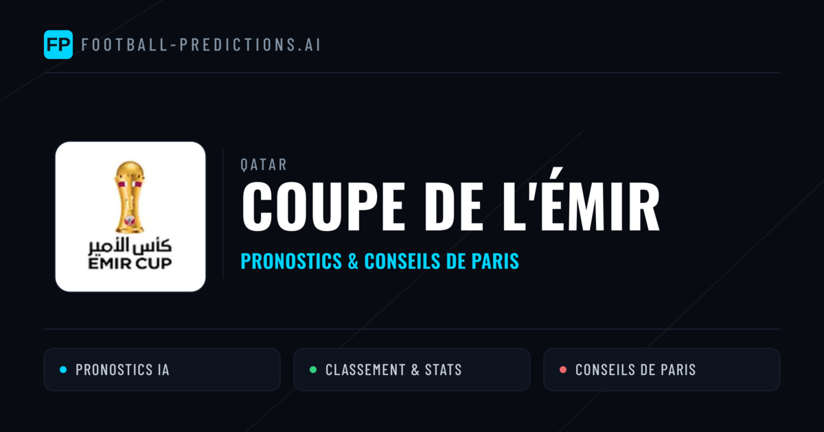 Qatar Coupe de l'Émir Pronostics Football — Expert et Gratuits