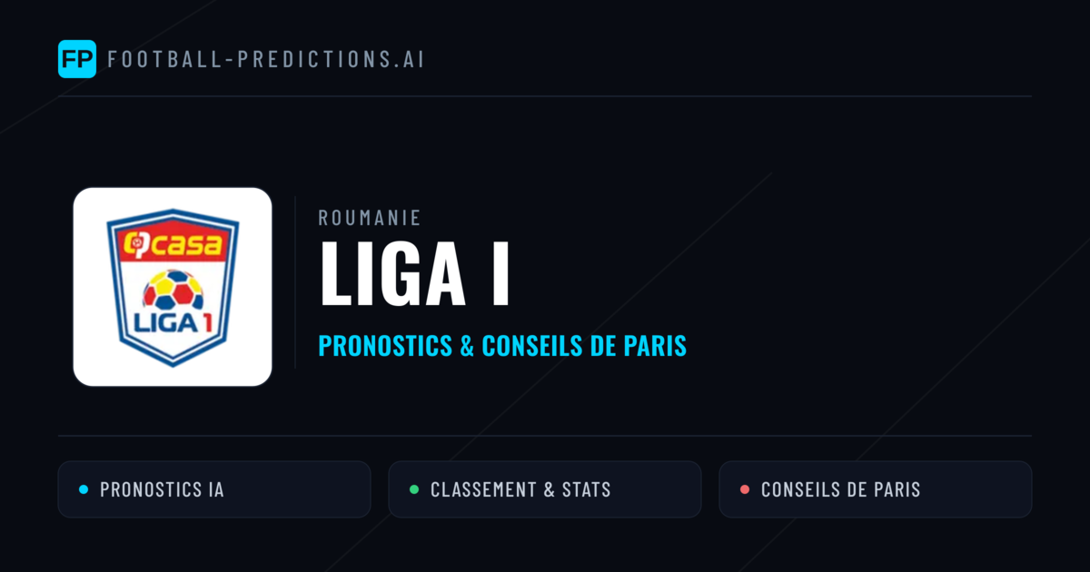 Roumanie Liga I Pronostics Football — Expert et Gratuits