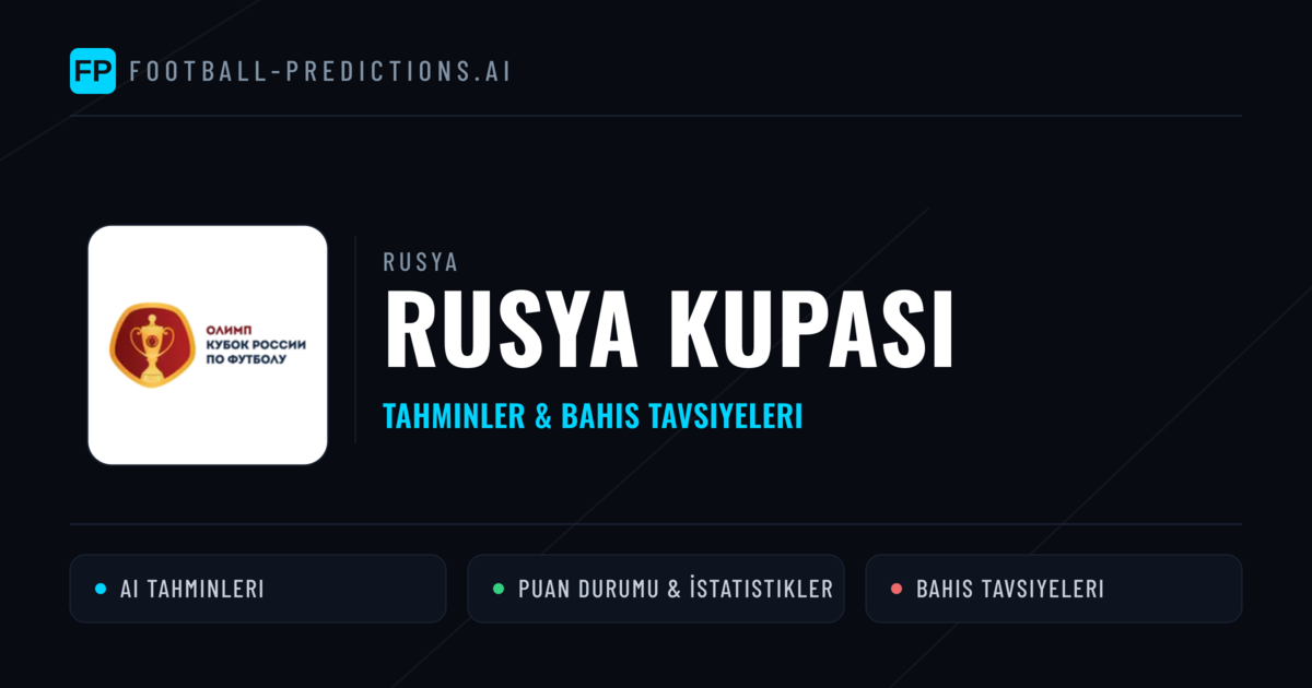 Rusya Rusya Kupası Tahminleri & Bahis İpuçları