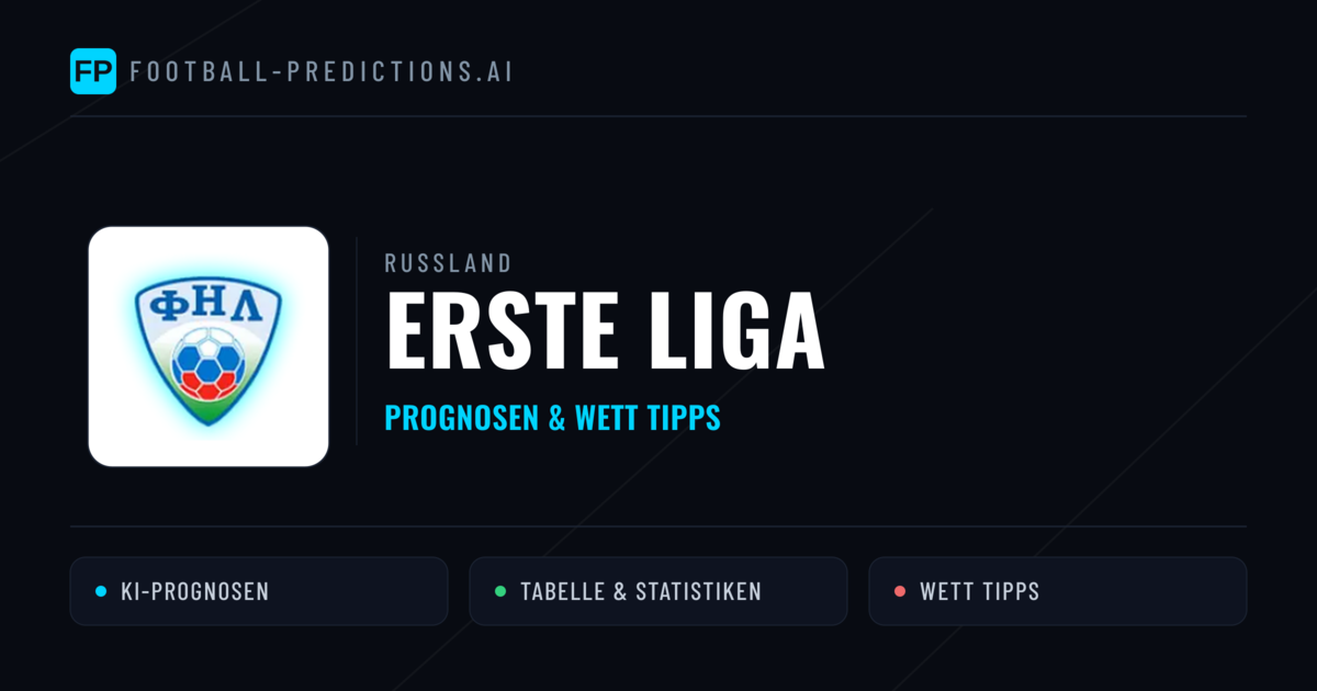 Russland Erste Liga Wett Tipps — Fußball Prognosen