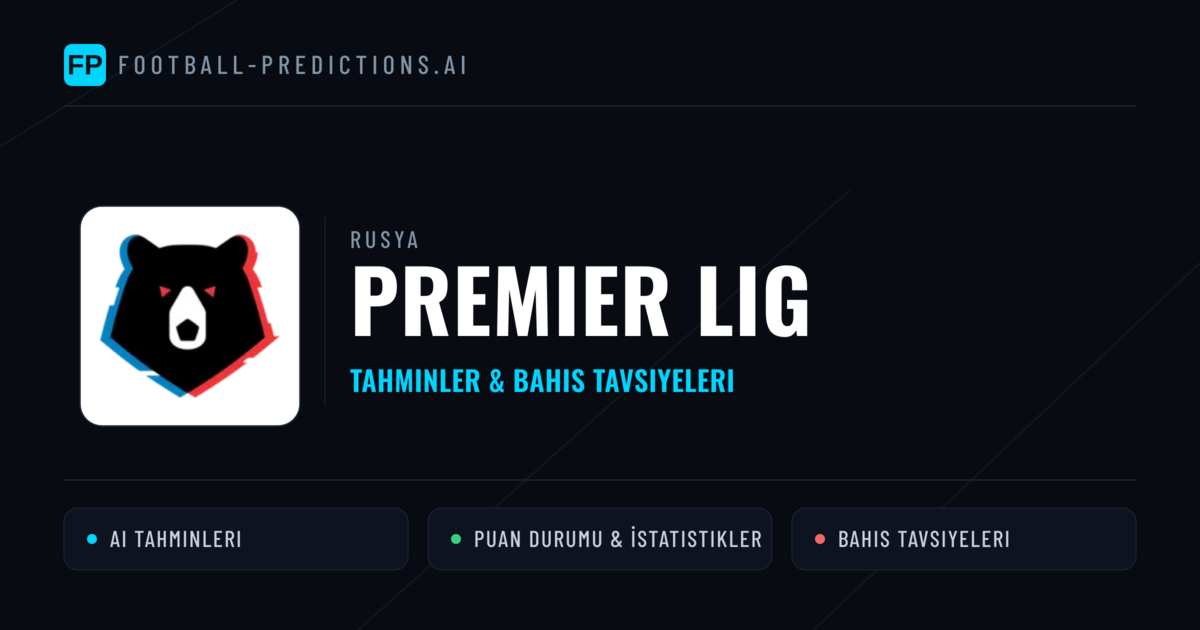 Rusya Premier Lig Tahminleri & Bahis İpuçları