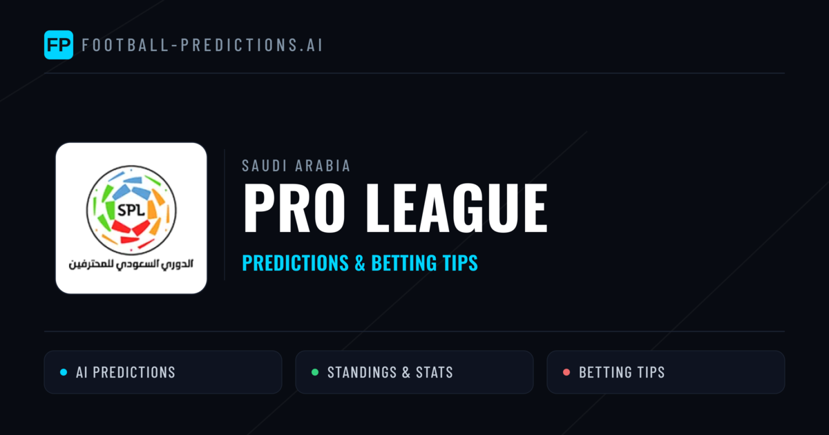 Saudi Arabia Pro League Predictions & Betting Tips