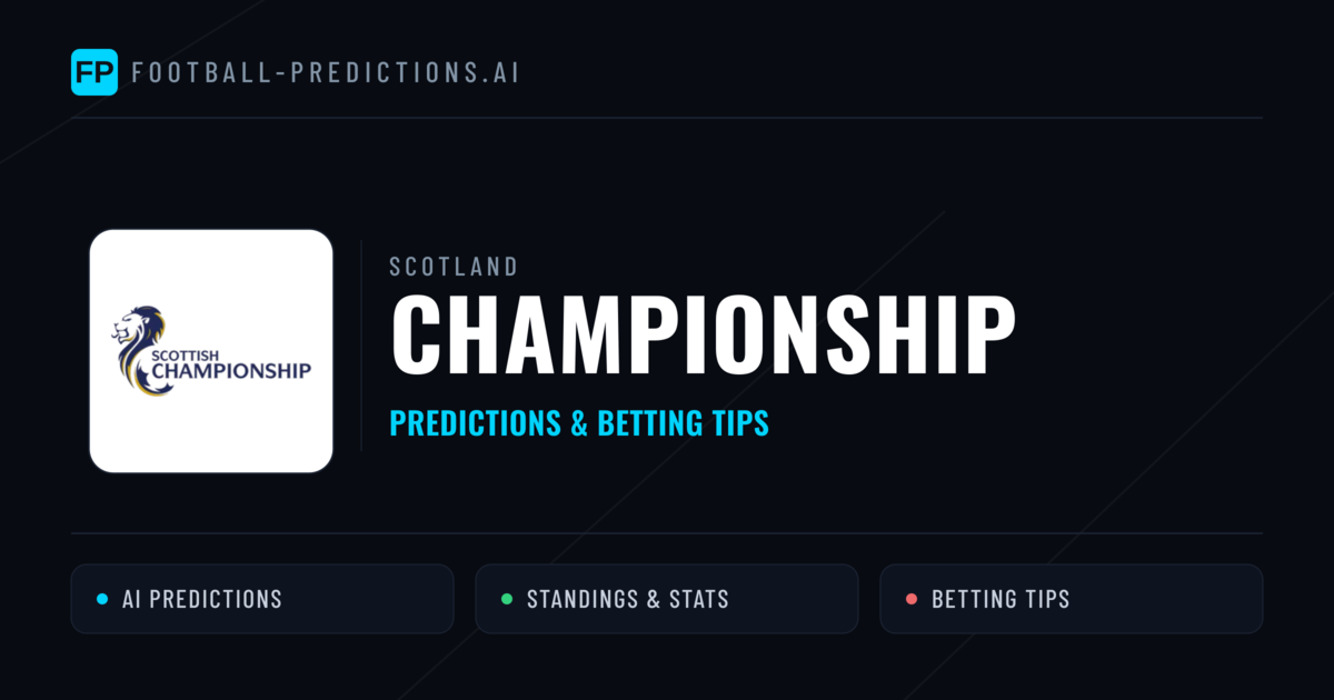 Scotland Championship Predictions & Betting Tips