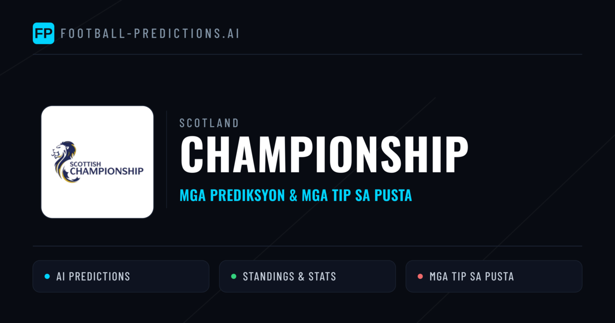 Scotland Championship Predictions & Betting Tips