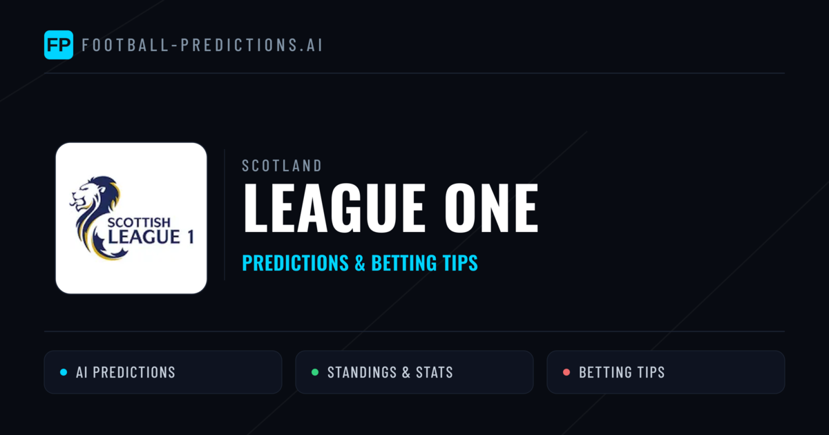 Scotland League One Predictions & Betting Tips