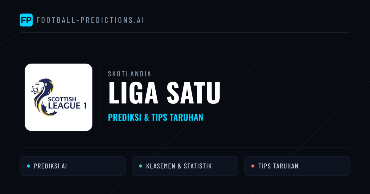 Skotlandia Liga Satu Prediksi & Tips Taruhan - Prediksi bola malam ini