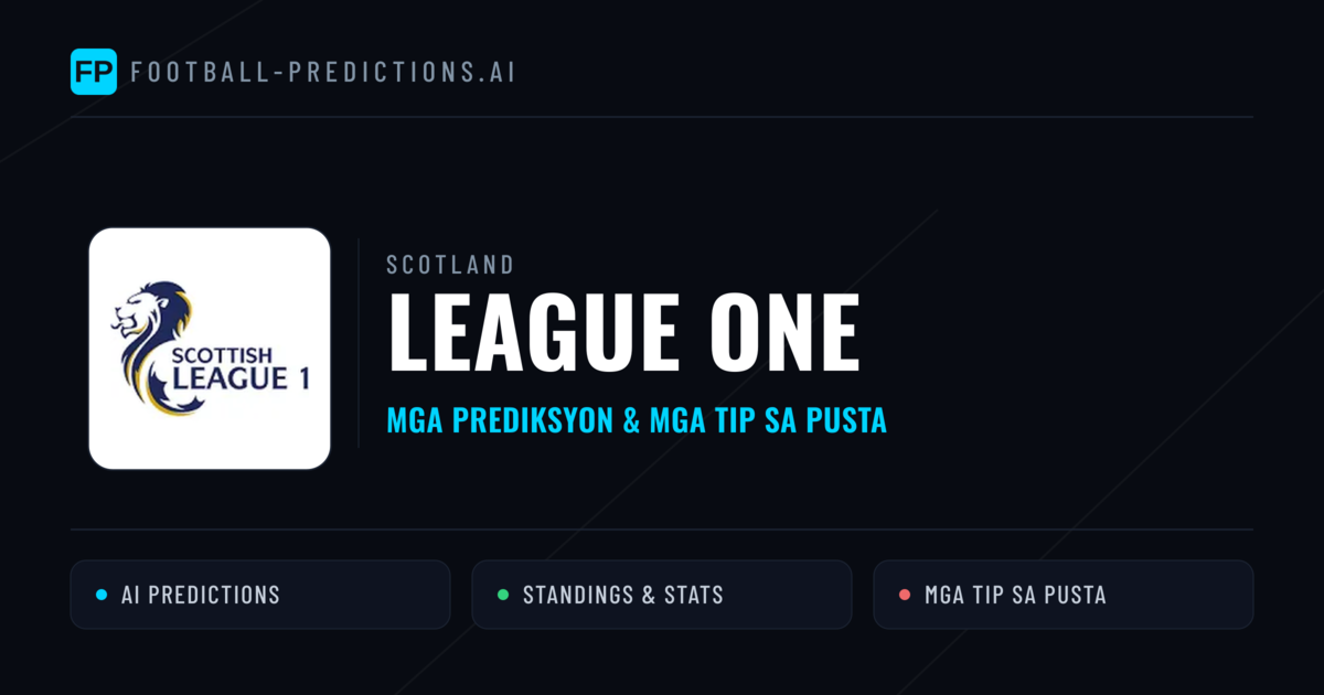 Scotland League One Predictions & Betting Tips