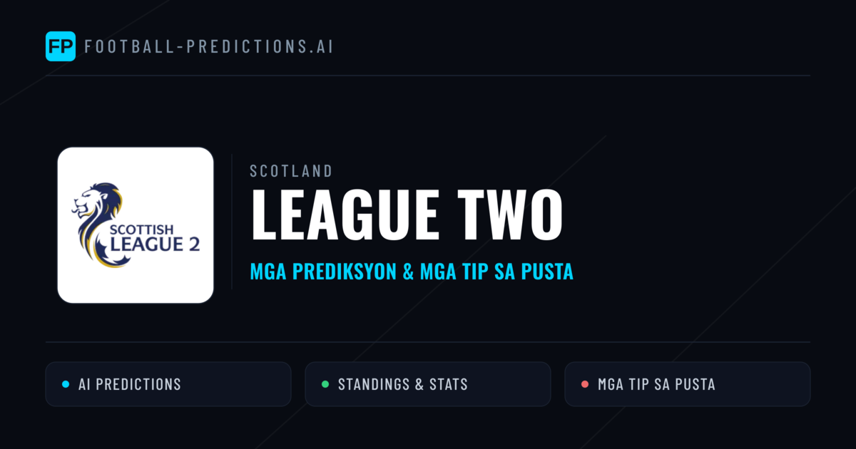 Scotland League Two Predictions & Betting Tips