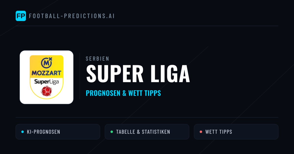 Serbien Super Liga Wett Tipps — Fußball Prognosen