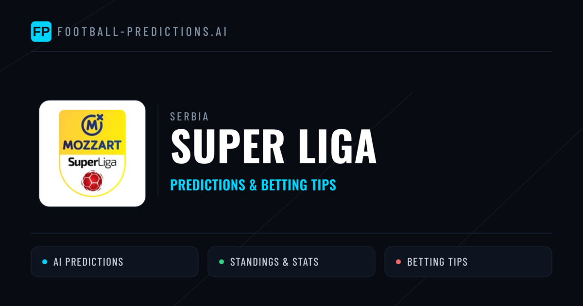 Serbia Super Liga Predictions & Betting Tips