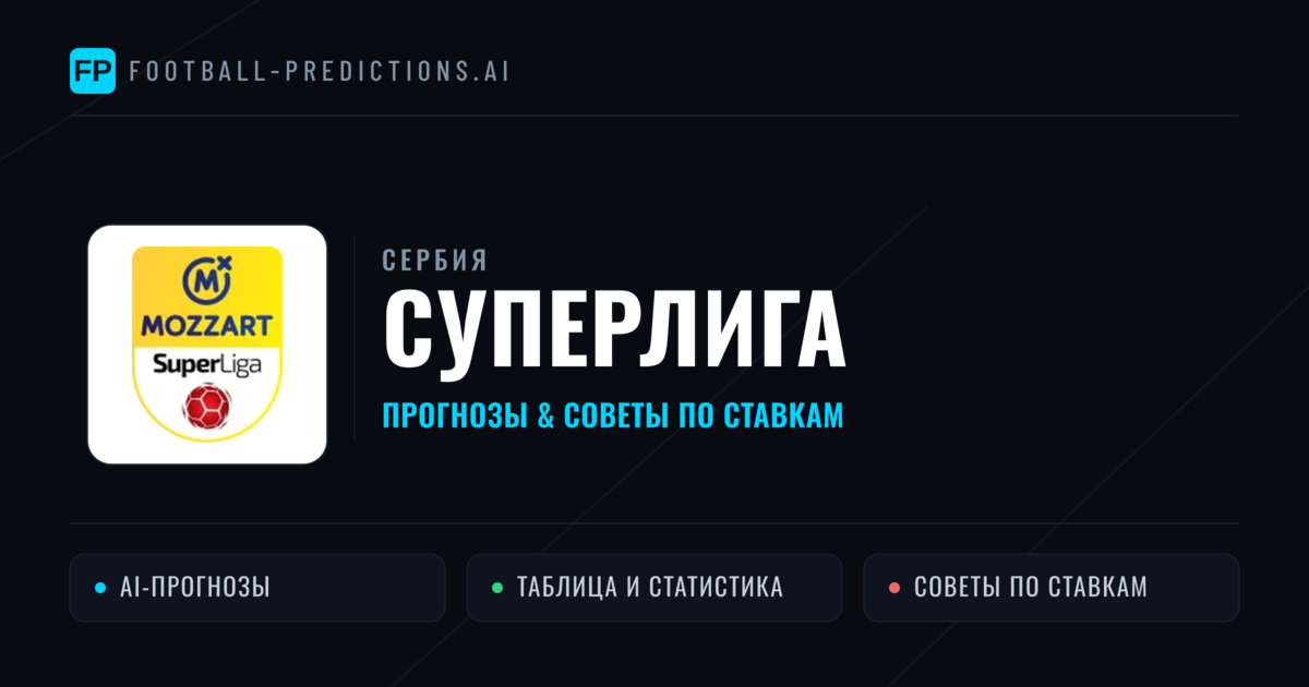 Прогнозы Сербия Суперлига — ставки и советы экспертов