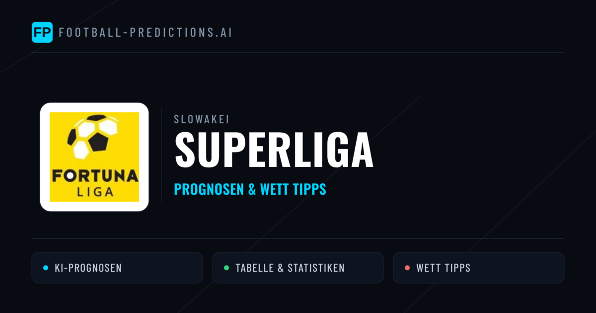 Slowakei Superliga Wett Tipps — Fußball Prognosen