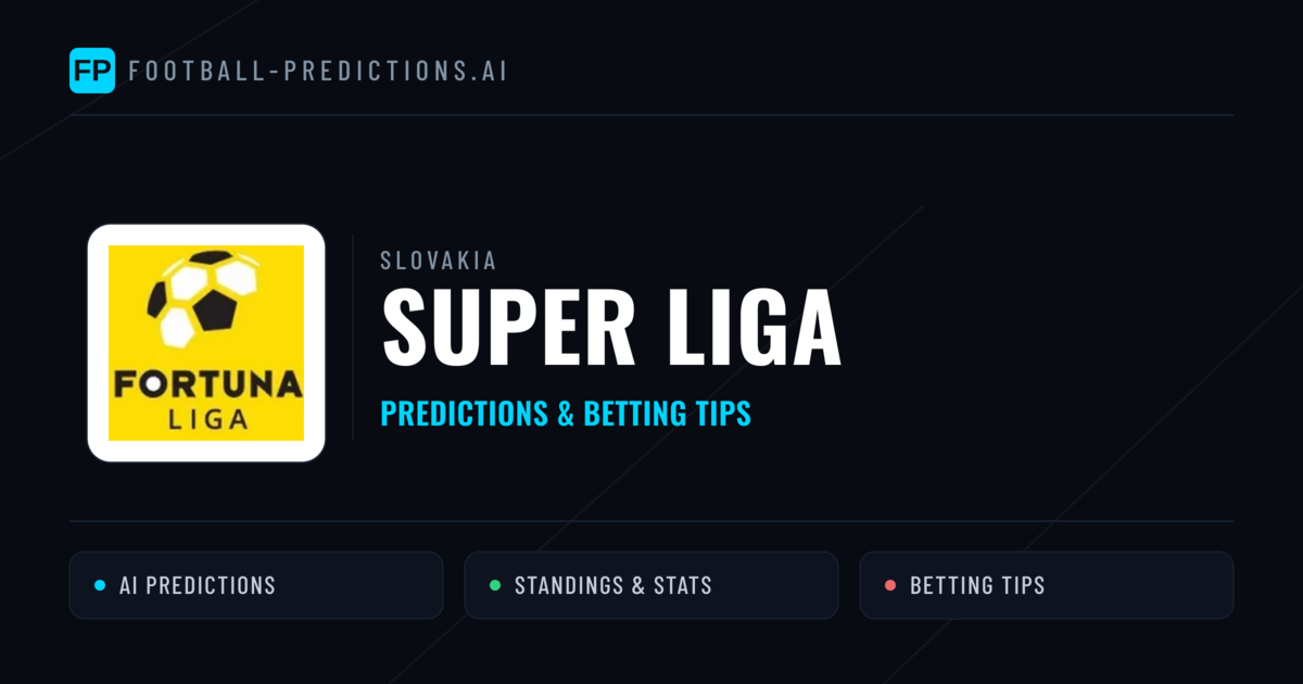 Slovakia Super Liga Predictions & Betting Tips