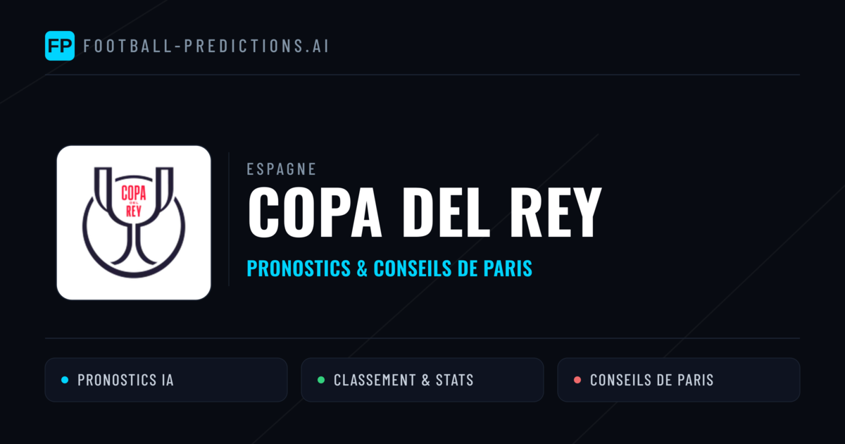 Espagne Copa del Rey Pronostics Football — Expert et Gratuits