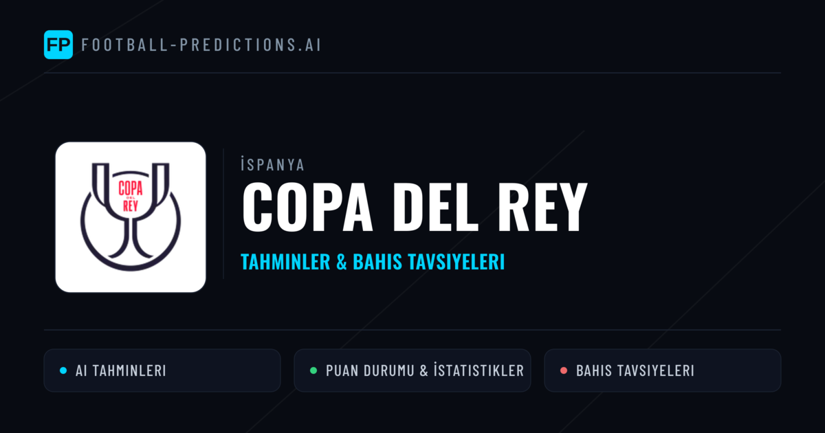 İspanya Copa del Rey Tahminleri & Bahis İpuçları