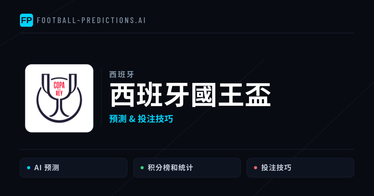 西班牙國王盃運彩預測 — 足球賽事分析與投注推薦