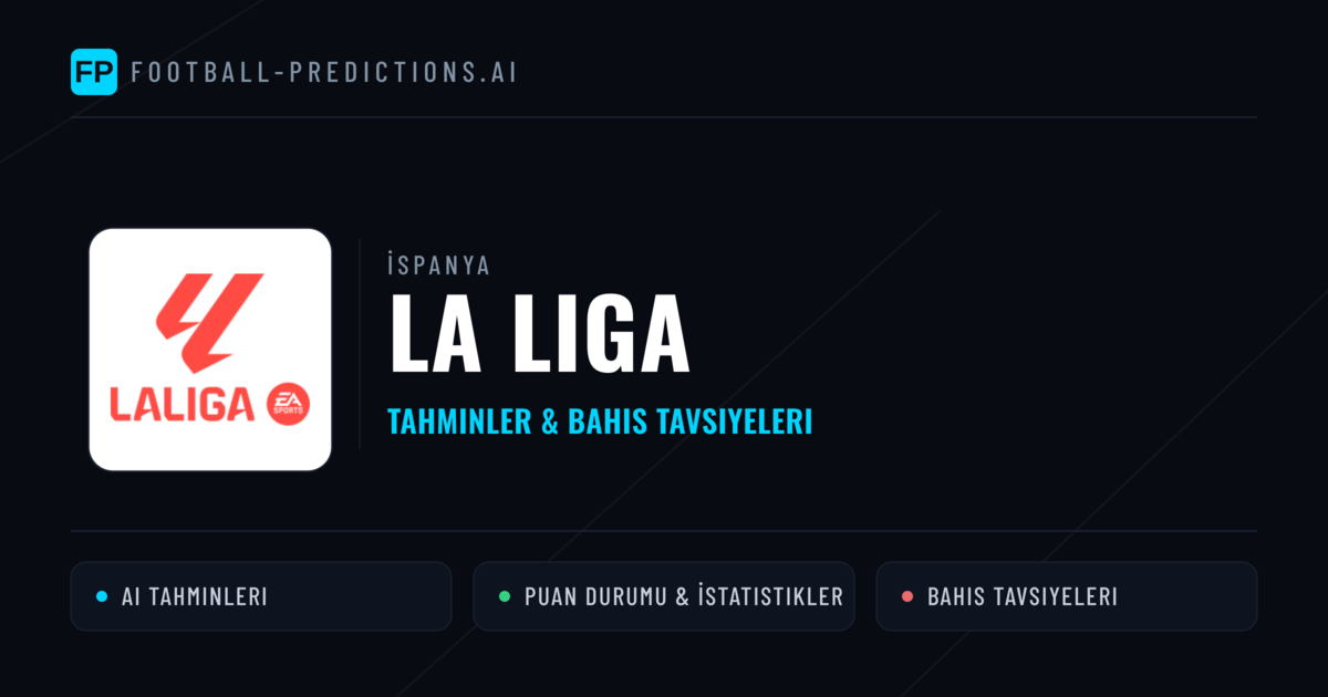İspanya La Liga Tahminleri & Bahis İpuçları